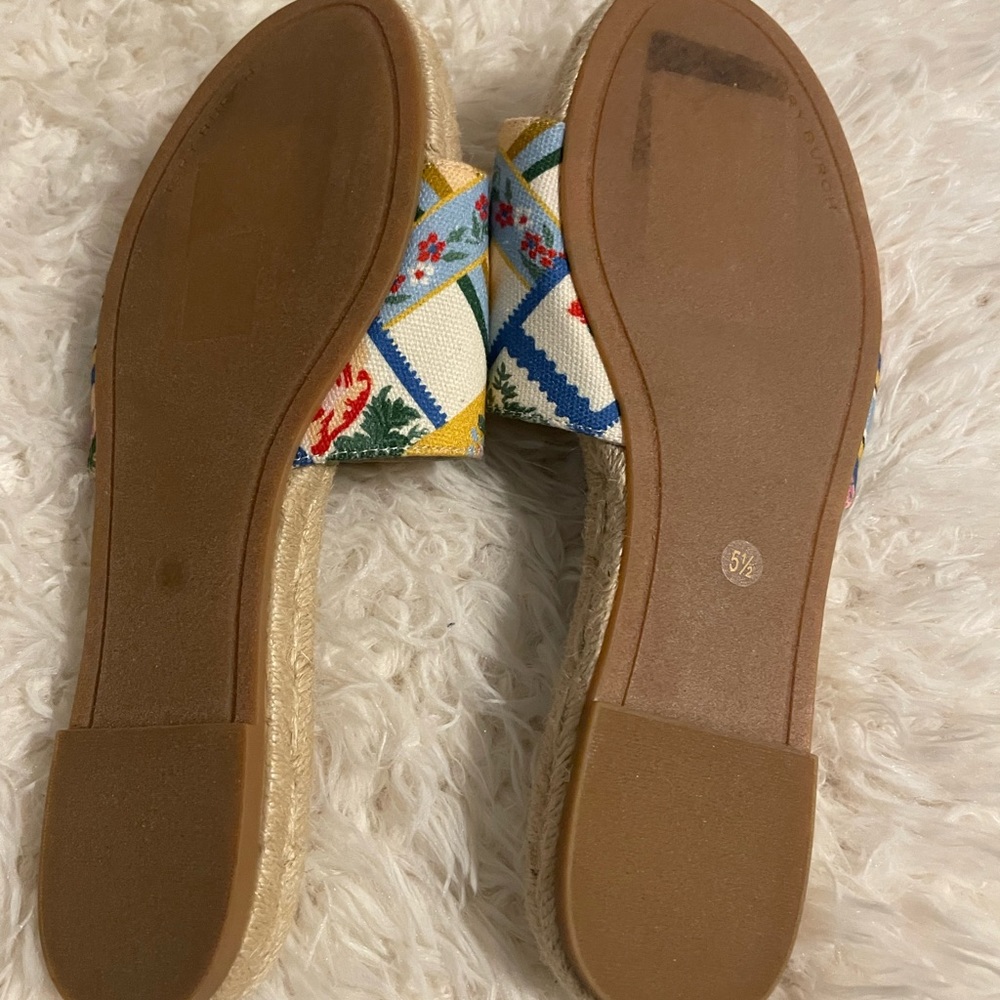 Tory Burch Benton Open Toe Espadrille Sandal - Picture 4 of 4